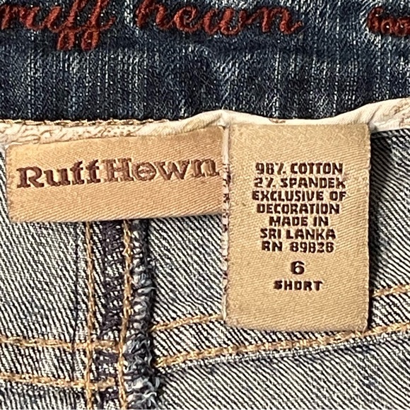 Ruff Hewn Bootcut Midwash Blue Jeans - Picture 10 of 16